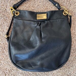 Marc By Marc Jacobs Black Hillier Q Hobo Bag.